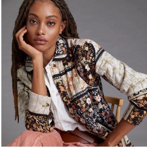 Anthroplogie Quilted Jacket - Picture 1 of 2